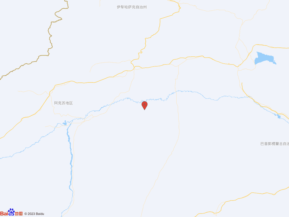 新疆阿克苏地区沙雅县（北纬40.78度，东经83.24度）发生3.0级地震
